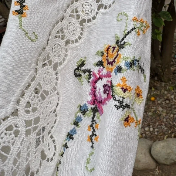 ZIMMERMANN Allia Lace Trimmed Embroidered Dress, Size 2 VGUC - Picture 9 of 13